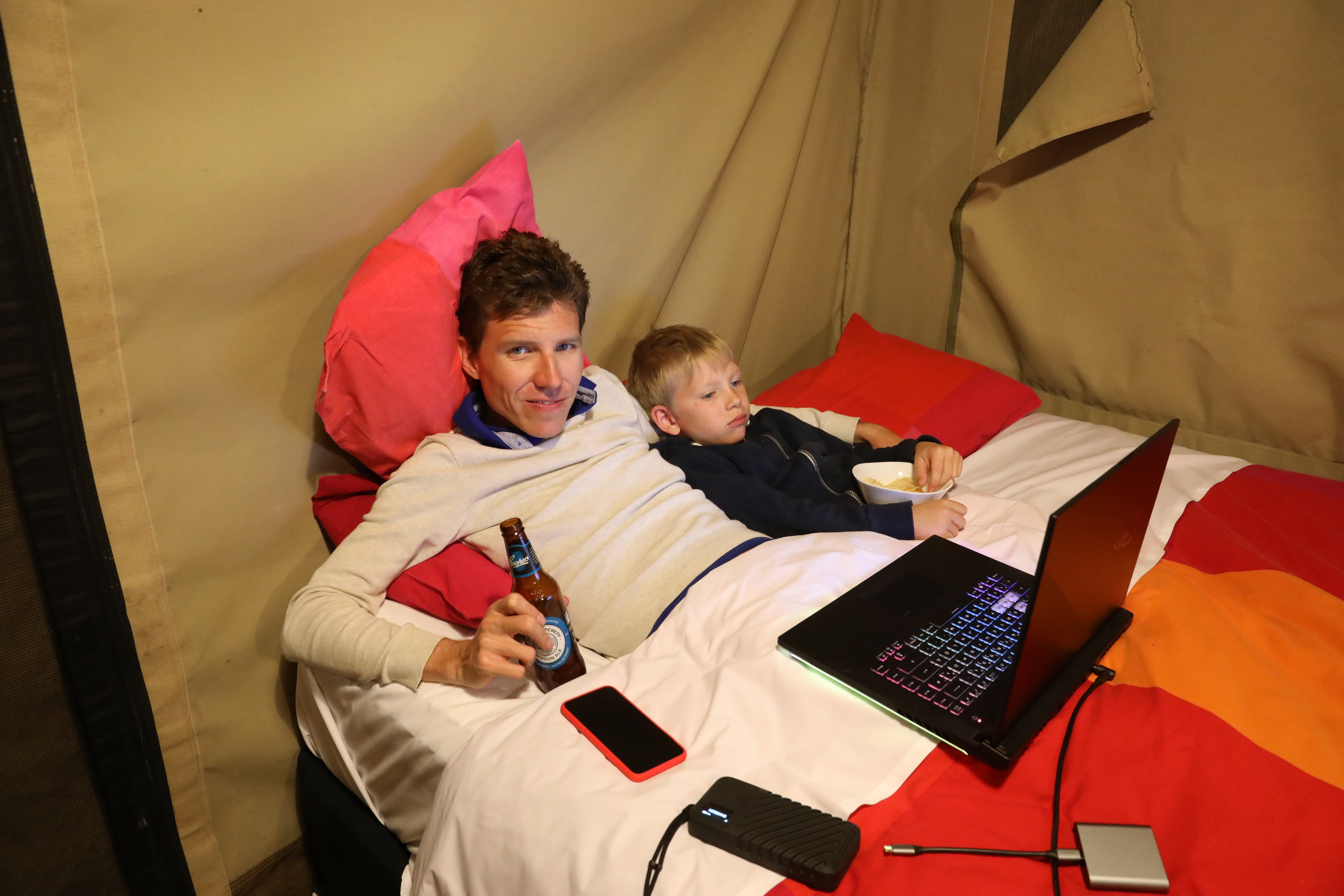 Ãœbernachtung im Zelt